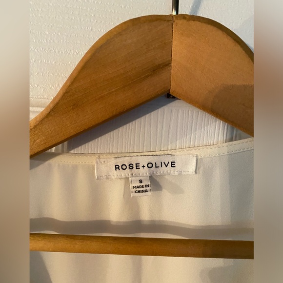 Rose & olive long top size S - Picture 5 of 8